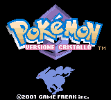 Pokemon - Versione Cristallo title screen