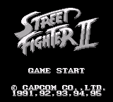 Street Fighter II title screen
