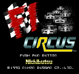 F1 Circus title screen