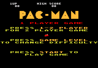 Pac-Man title screen
