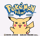 Pokemon - Gelbe Edition - Special Pikachu Edition title screen