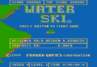 Water Ski title screen