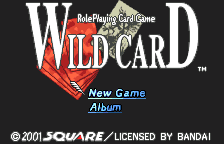 Wild Card title screen