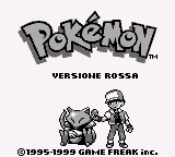 Pokemon - Versione Rossa title screen