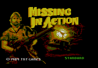 Missing In Action title screen