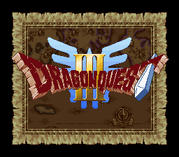 Dragon Quest III title screen