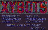 Xybots title screen