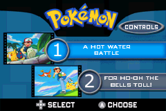GBA电影-口袋妖怪第1卷 Game Boy Advance Video - Pokemon - Volume 1 title screen
