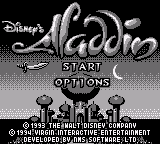Aladdin title screen
