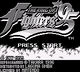 King of Fighters '95, The title screen