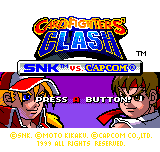 SNK vs. Capcom - Card Fighters' Clash - SNK Version title screen
