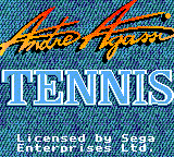 Andre Agassi Tennis title screen