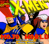 X-Men - Mojo World title screen