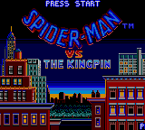 Spider-Man vs. The Kingpin title screen