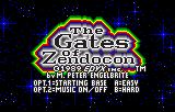 Gates of Zendocon title screen