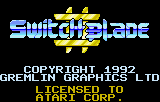 Switchblade II title screen