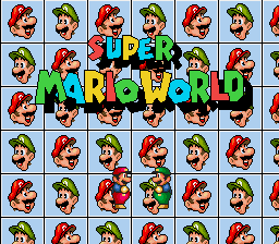 Super Mario Bros. title screen