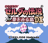 Zelda no Densetsu - Yume o Miru Shima DX title screen