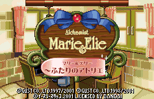 Alchemist Marie & Elie - Futari no Atelier title screen