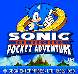 Sonic The Hedgehog - Pocket Adventure title screen