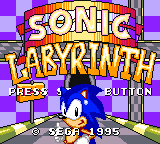 Sonic Labyrinth title screen