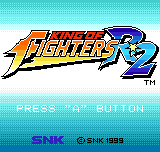 The King of Fighters R-2 title screen