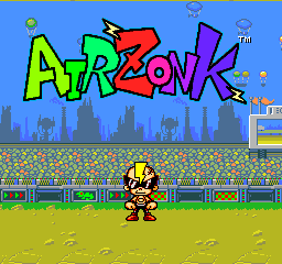 Air Zonk title screen