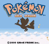 Pokemon - Gold Version title screen