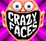 Crazy Faces title screen