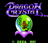 Dragon Crystal title screen