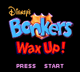 Bonkers Wax Up! title screen