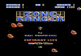 Zone Ranger title screen