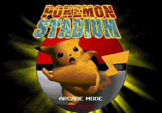 Pokemon Stadium title screen