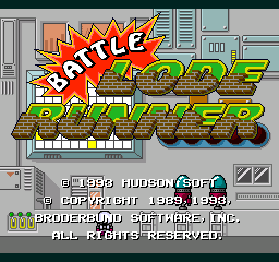 Battle Lode Runner title screen