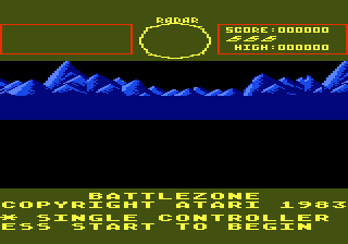 Battlezone title screen