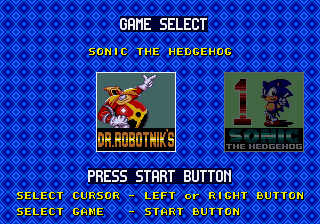 Sonic Compilation ~ Sonic Classics title screen