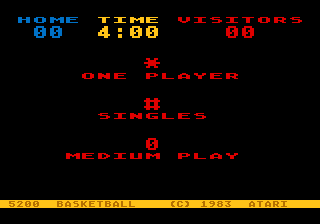 RealSports Basketball title screen